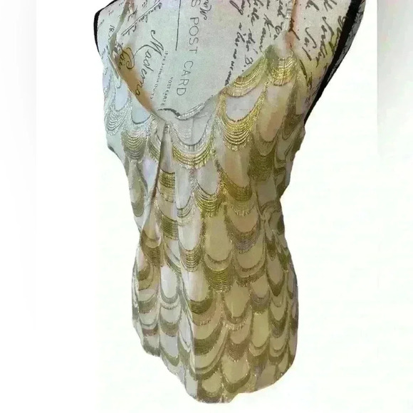 ARNY K Gold/Silver Stunning Top - Picture 3 of 5